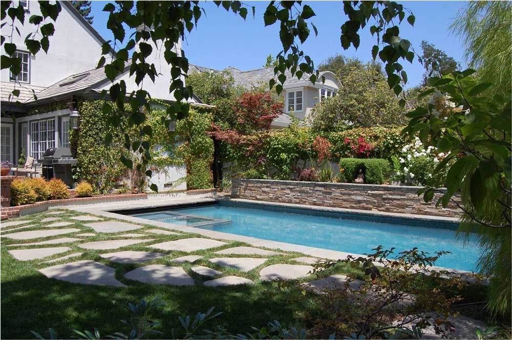 Levy Residence Palo Alto Backyard Pool