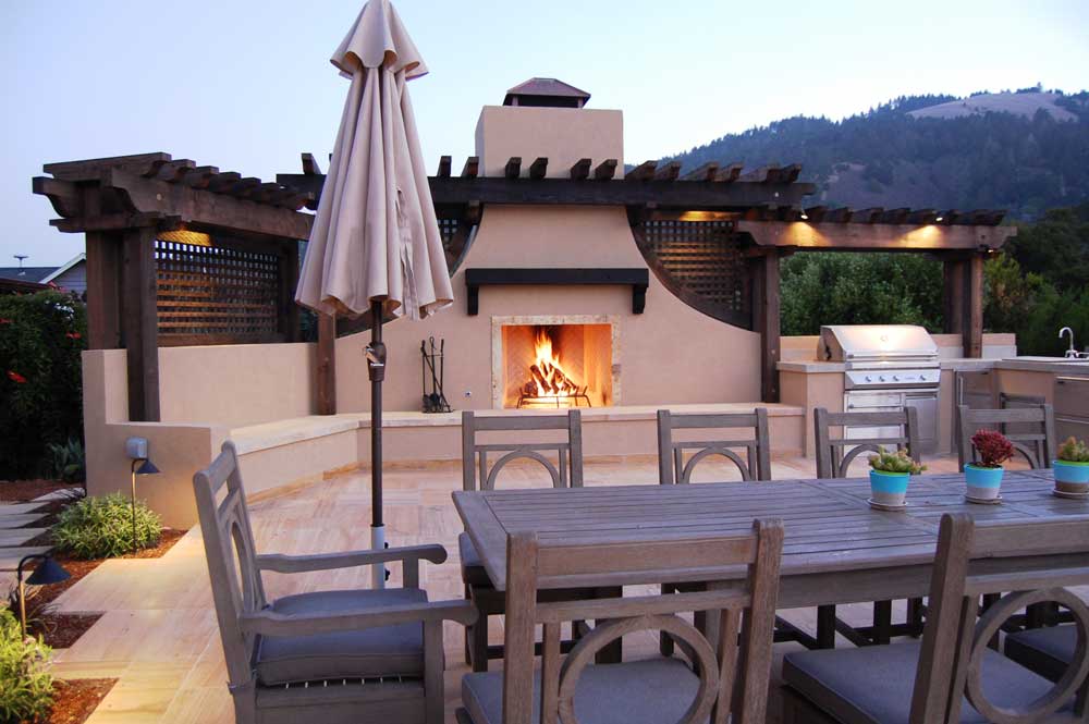 Werby Residence Stinson Beach Fire Place
